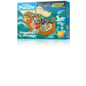 Bibliai puzzle - Jézussal a viharban