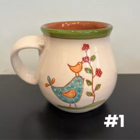 Kézműves kerámiabögre - Bódi