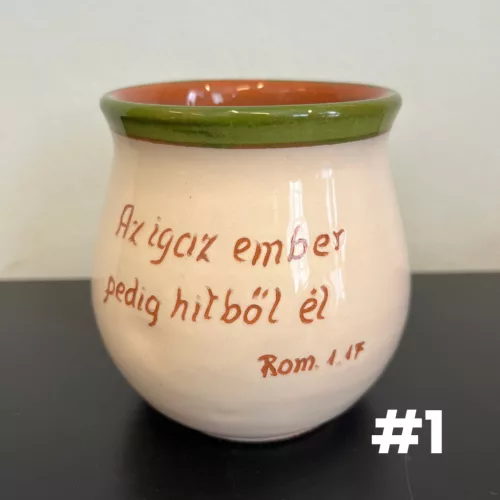 Kézműves kerámiabögre - Bódi