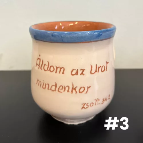 Kézműves kerámiabögre - Bódi