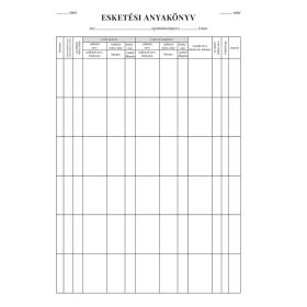 Esketési anyakönyvi ív