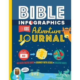   Bible Infographics for Kids Adventure Journal: 40 Faith-Tastic Days to Journey with Jesus in Creative Ways