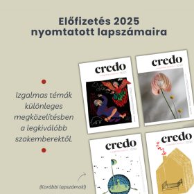 Credo 2025 nyomtatott előfizetés